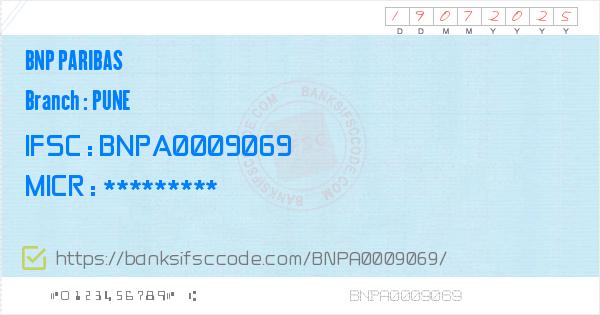 Bnp Paribas Pune Branch Ifsc Code Contact Phone Number Address