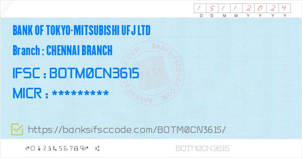 Bank Of Tokyo Mitsubishi Swift Code