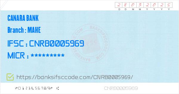 canara bank mahe phone number kerala