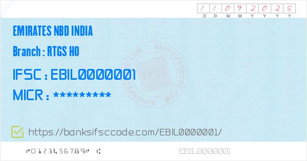 Ebil0000001 Ifsc Code Details