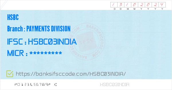 hsbc-payments-division-branch-micr-code-mumbai