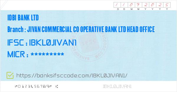 Idbi Bank Ltd Jivan Commercial Co Operative Bank Ltd Head Office