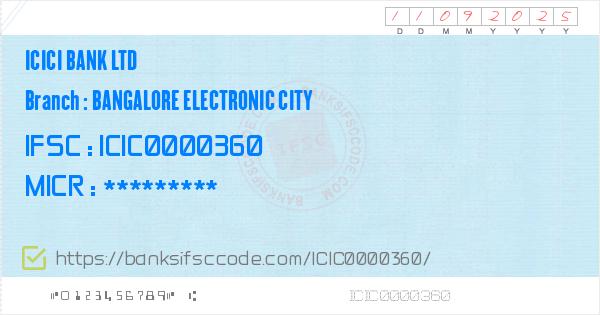 Icic0000360 Ifsc Code Details