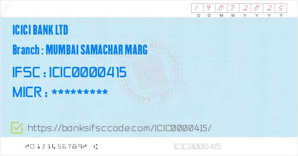 Icici bank forex branch mumbai