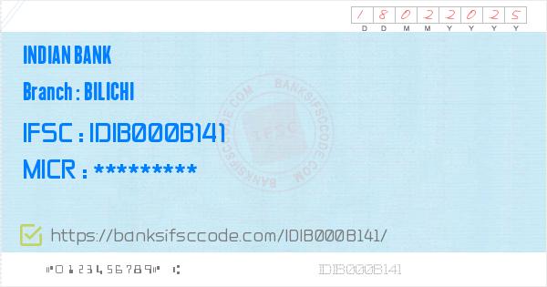 Indian Bank Coimbatore IFSC Code, MICR Code - Tamil Nadu