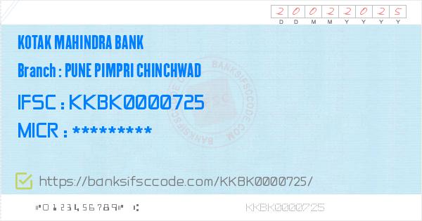 kotak-mahindra-bank-pune-pimpri-chinchwad-branch-ifsc-code-pune