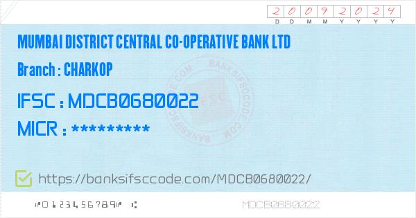 Mumbai District Central Co-operative Bank Ltd Charkop ...