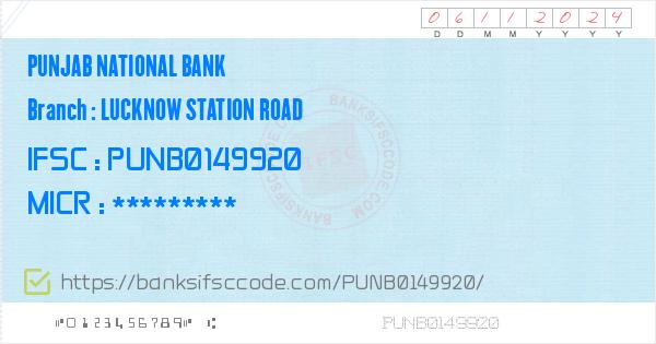 Punjab National Bank Lucknow Station Road Branch IFSC Code - Lucknow ...