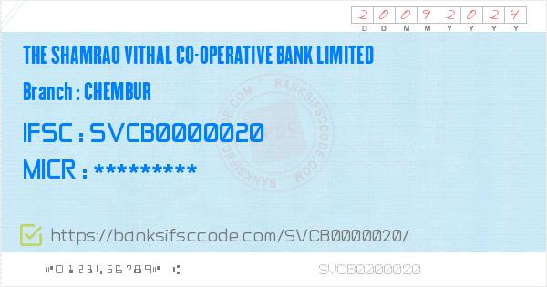 The Shamrao Vithal Co-operative Bank Limited Chembur ...