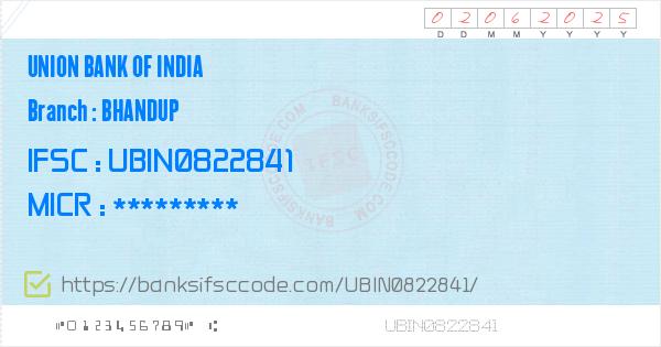 ifsc code union bank of india mumbai