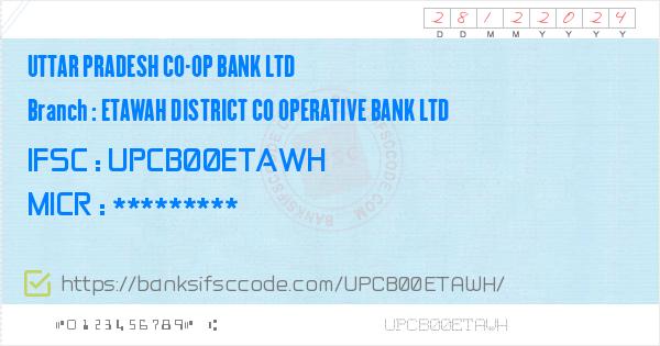 Uttar Pradesh Co-op Bank Ltd Etawah District Co Operative Bank Ltd ...