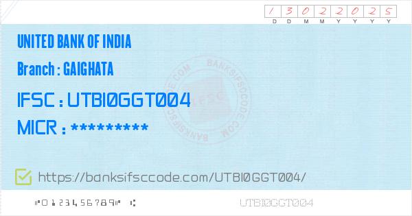 Utbi0ggt004 Ifsc Code Details