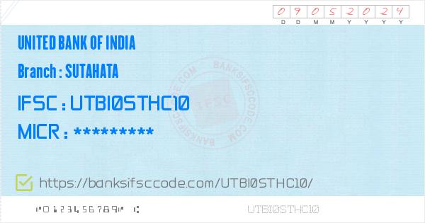 united bank of india ifsc code west bengal chaipat