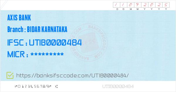 Axis Bank Bidar Karnataka Branch Ifsc Code Bidar Contact Phone